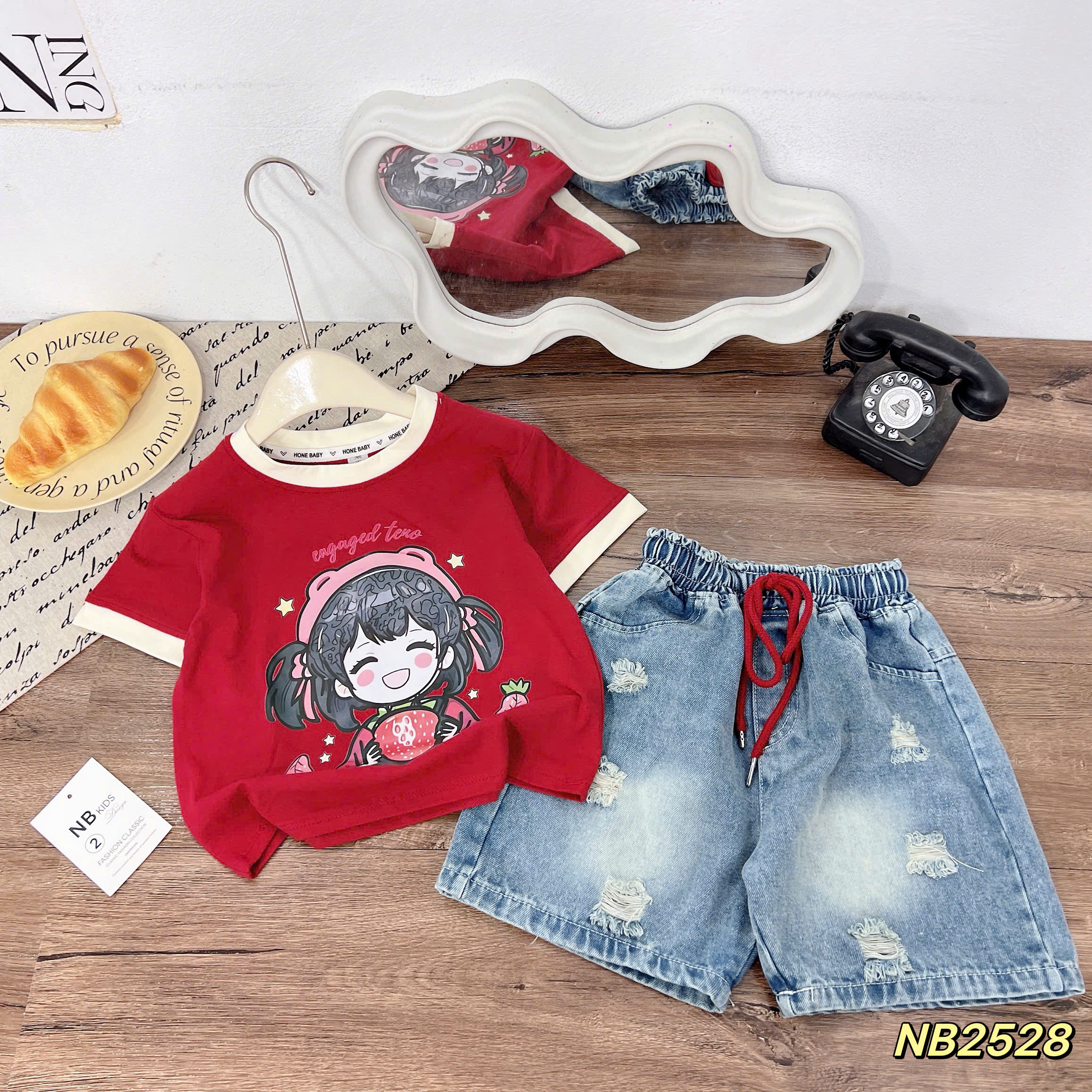 G726-Set bé dâu cotton q jean ngố (14.33kg)