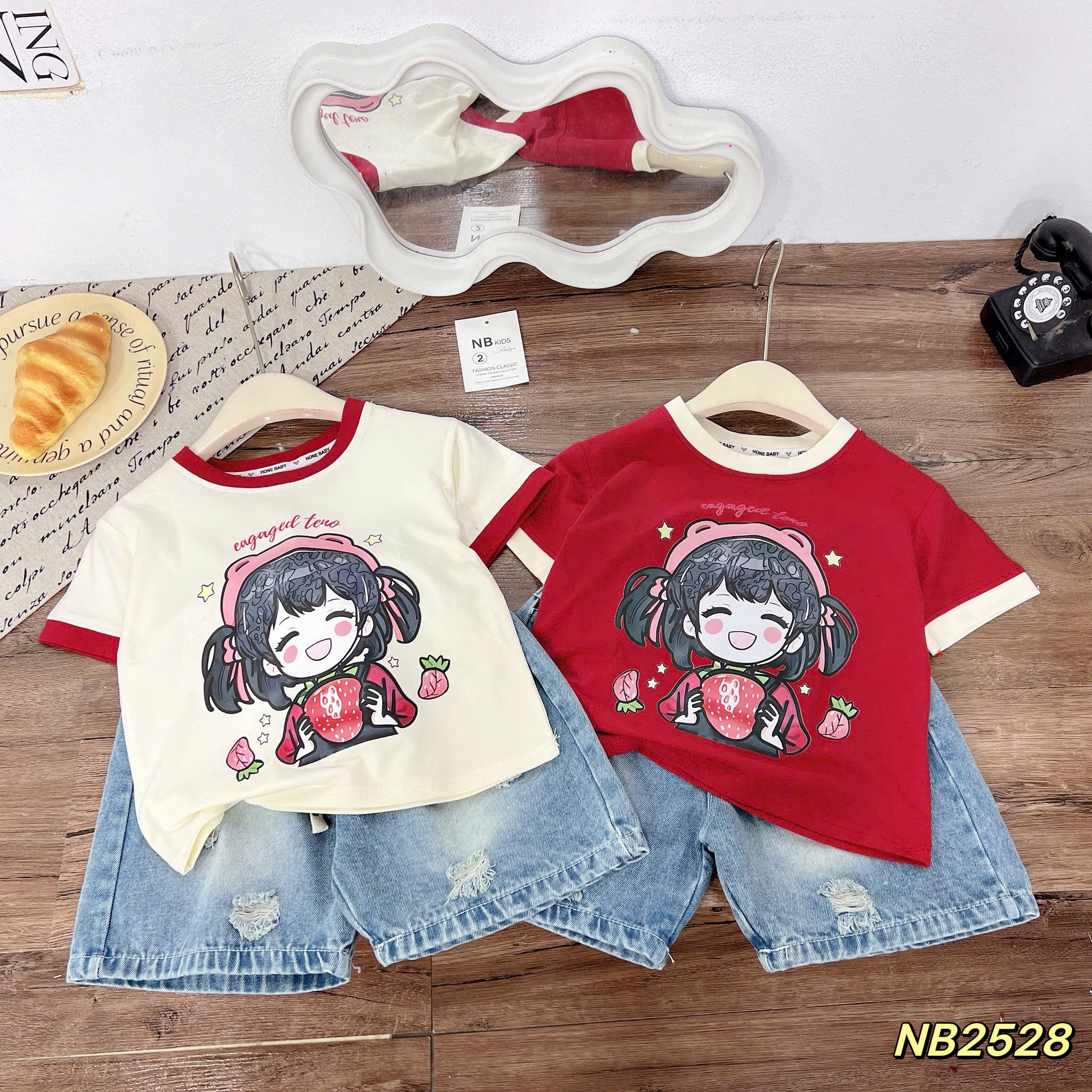 G726-Set bé dâu cotton q jean ngố (14.33kg)