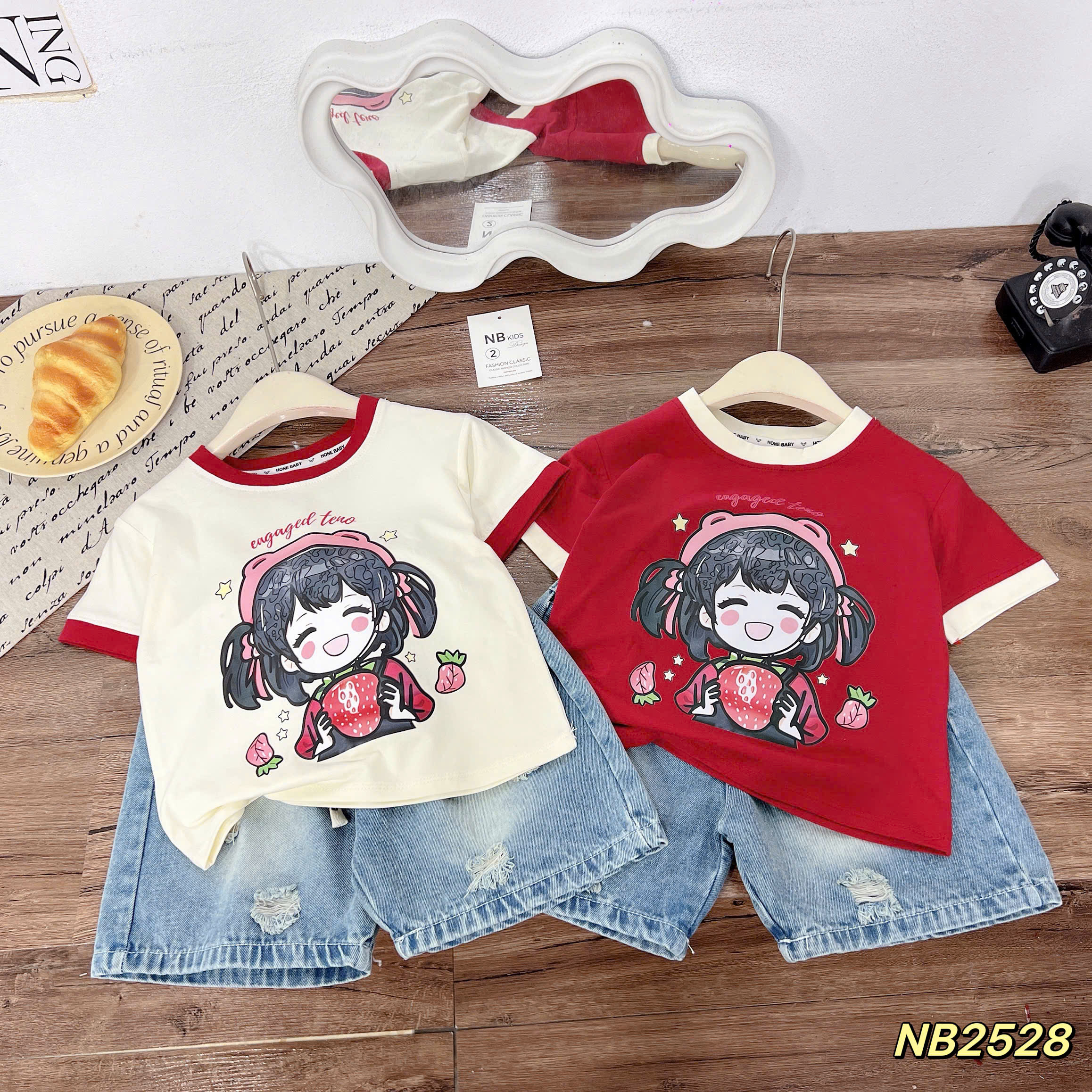 G726-Set bé dâu cotton q jean ngố (14.33kg)