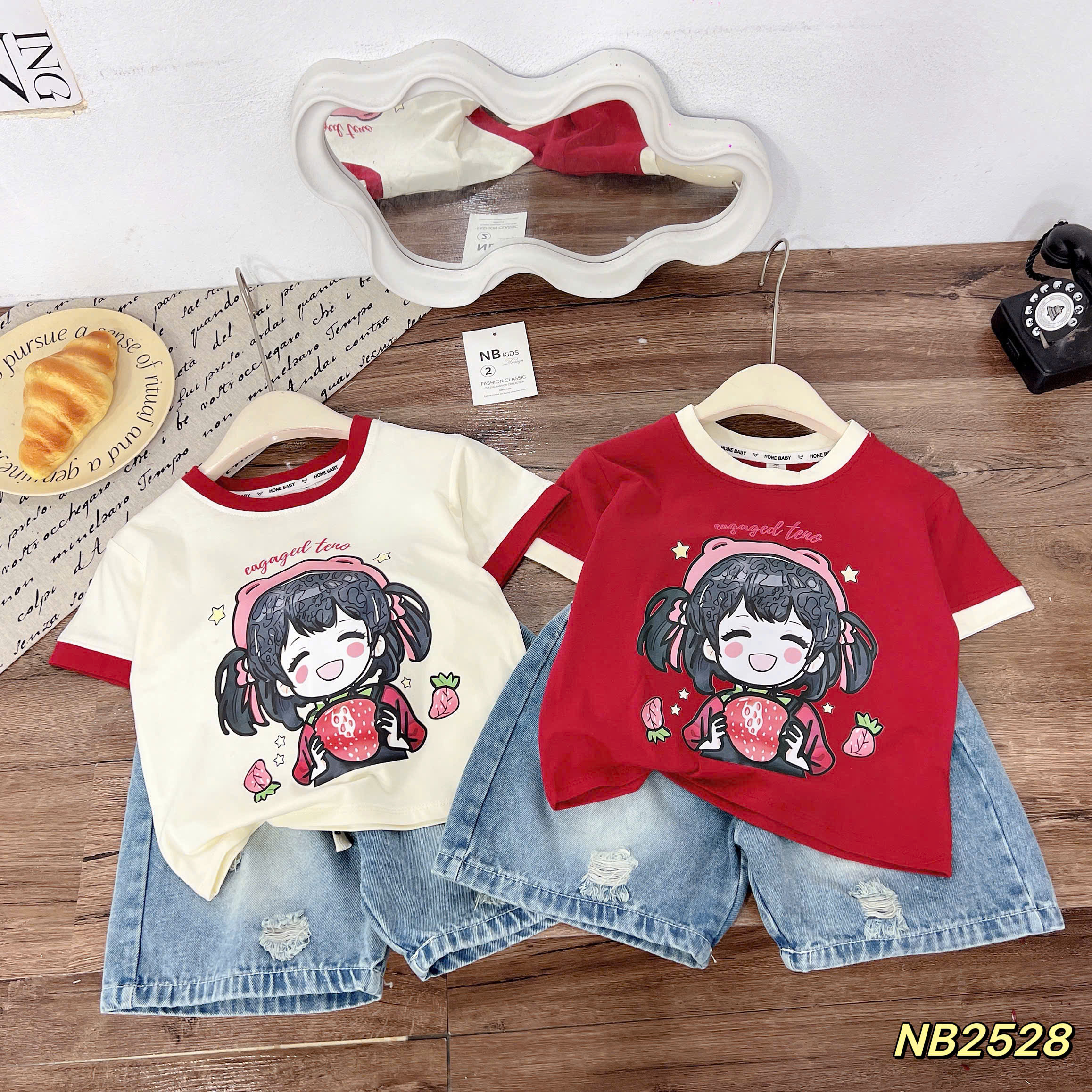 G726-Set bé dâu cotton q jean ngố (14.33kg)
