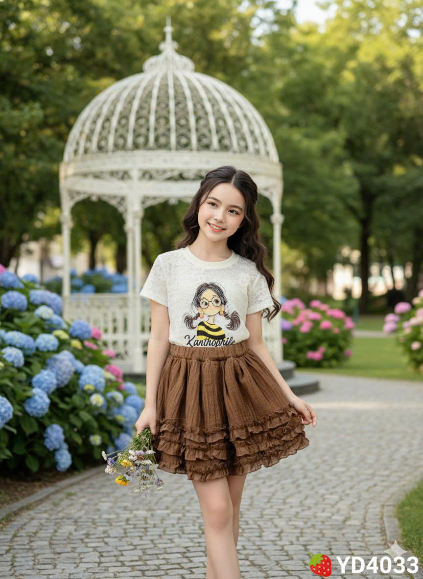 G733-Set áo ren bé cv nâu đũi (10.30kg)