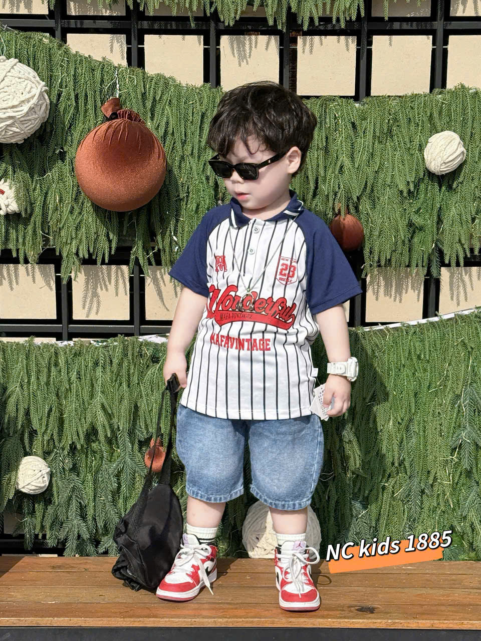 T572-Set polo kẻ chữ q jean (10.27kg)