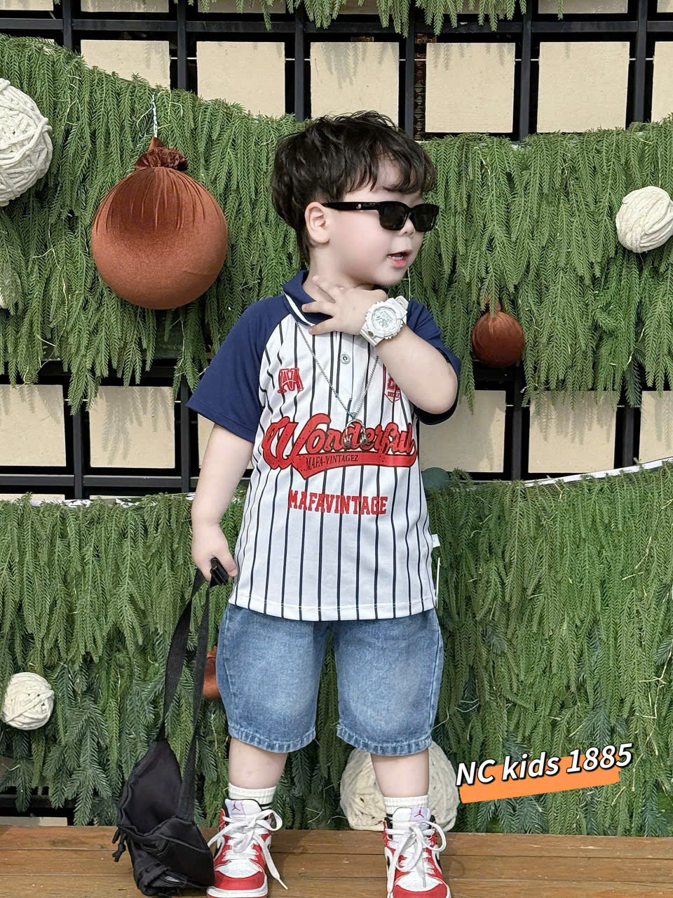 T572-Set polo kẻ chữ q jean (10.27kg)