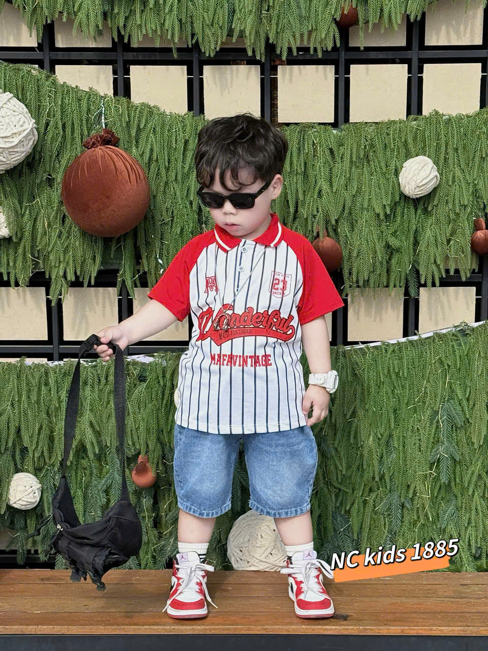 T572-Set polo kẻ chữ q jean (10.27kg)