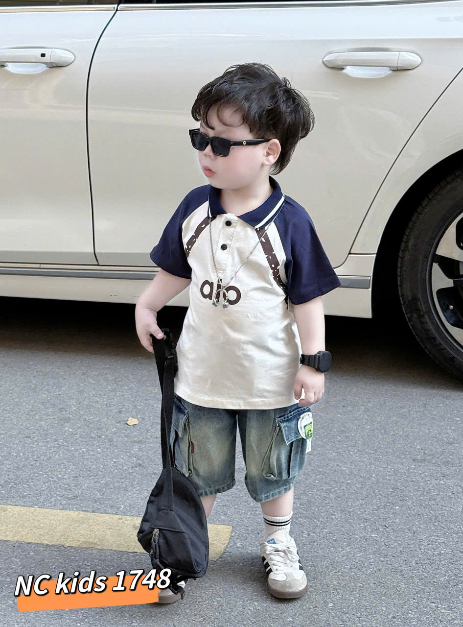 T573-Set polo Alo viền q jean (08.28kg)