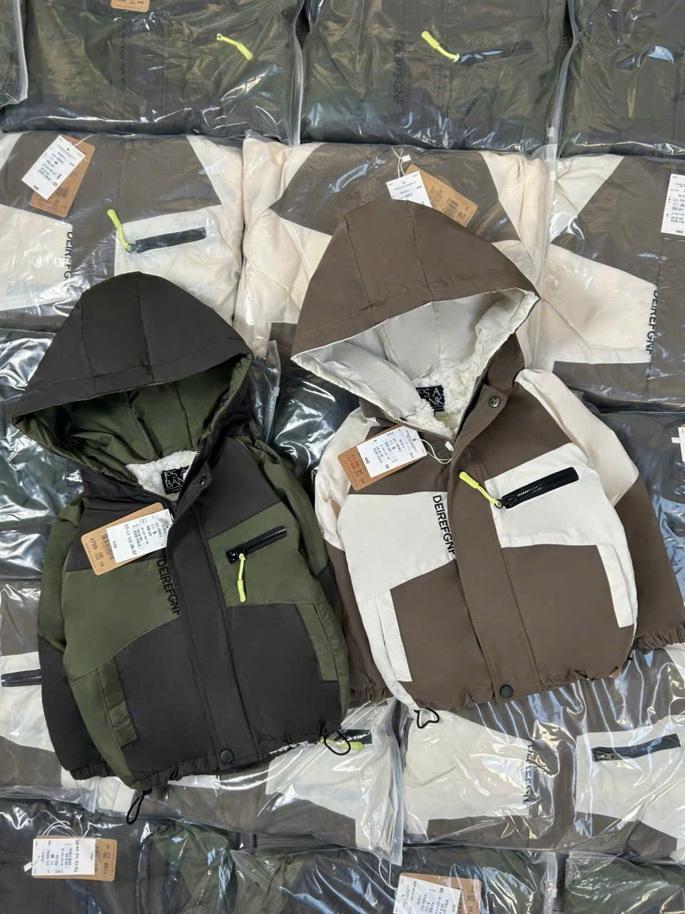 K147-Áo khoác lót lông phối khoá (13.25kg)