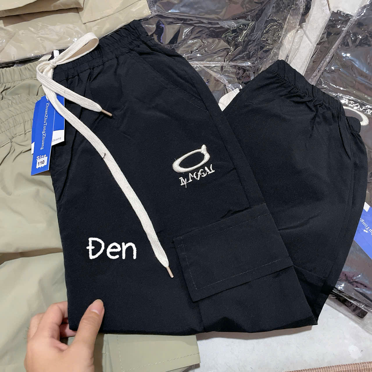 Q292-Quần gió kaki dài bom (22.40kg)