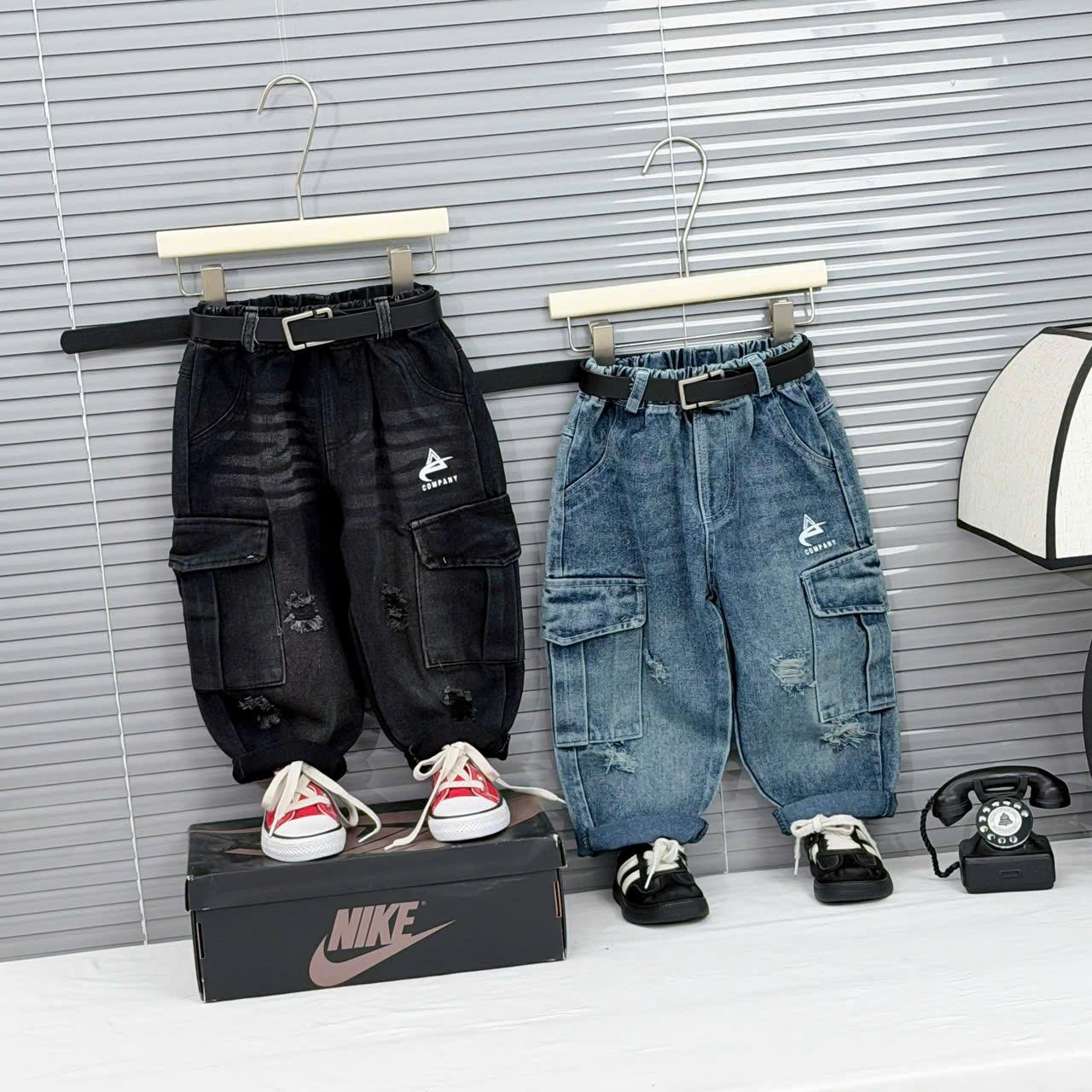 Q295-Quần baggy túi rách Company (15.35kg)