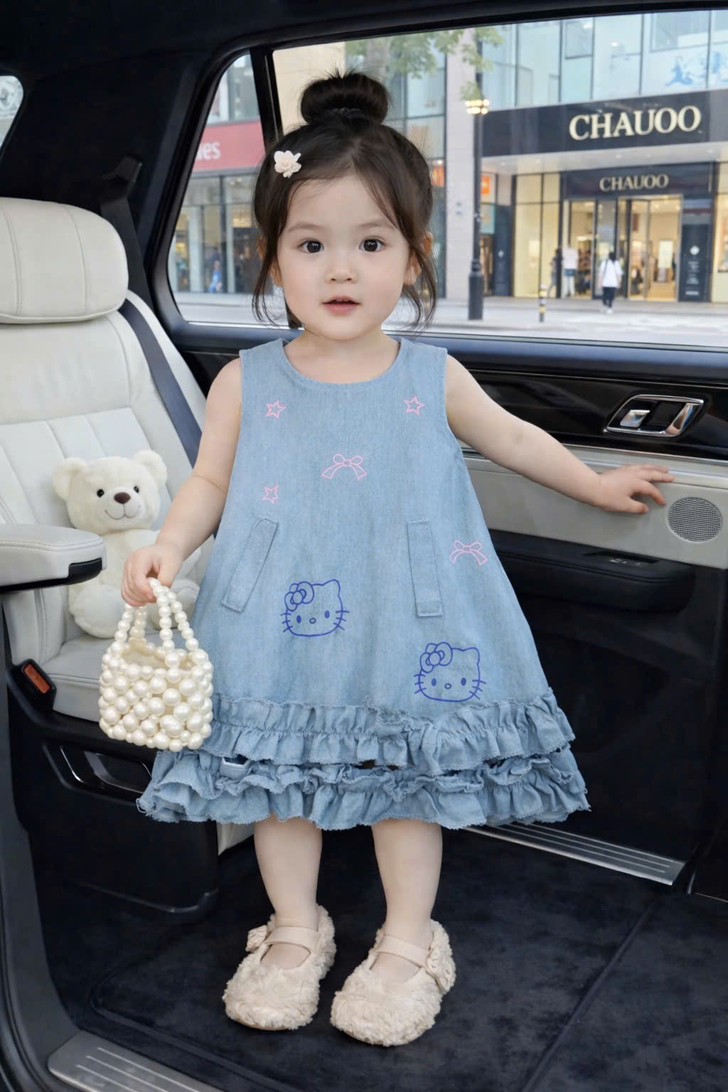 V376-Váy Kitty SN bò giấy chữ A (08.20kg)