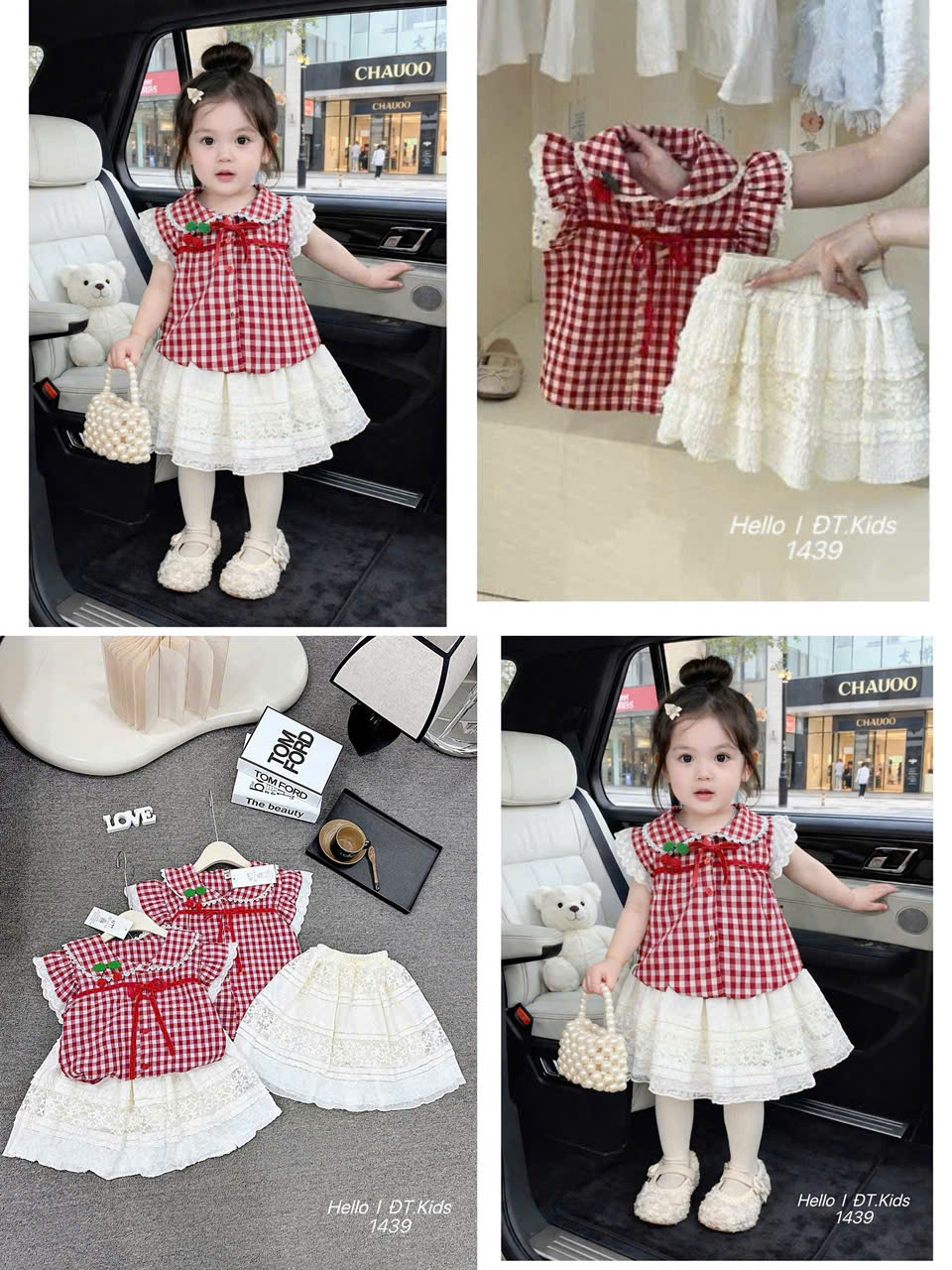 G777-Set áo caro cherry cv ren (10.18kg)