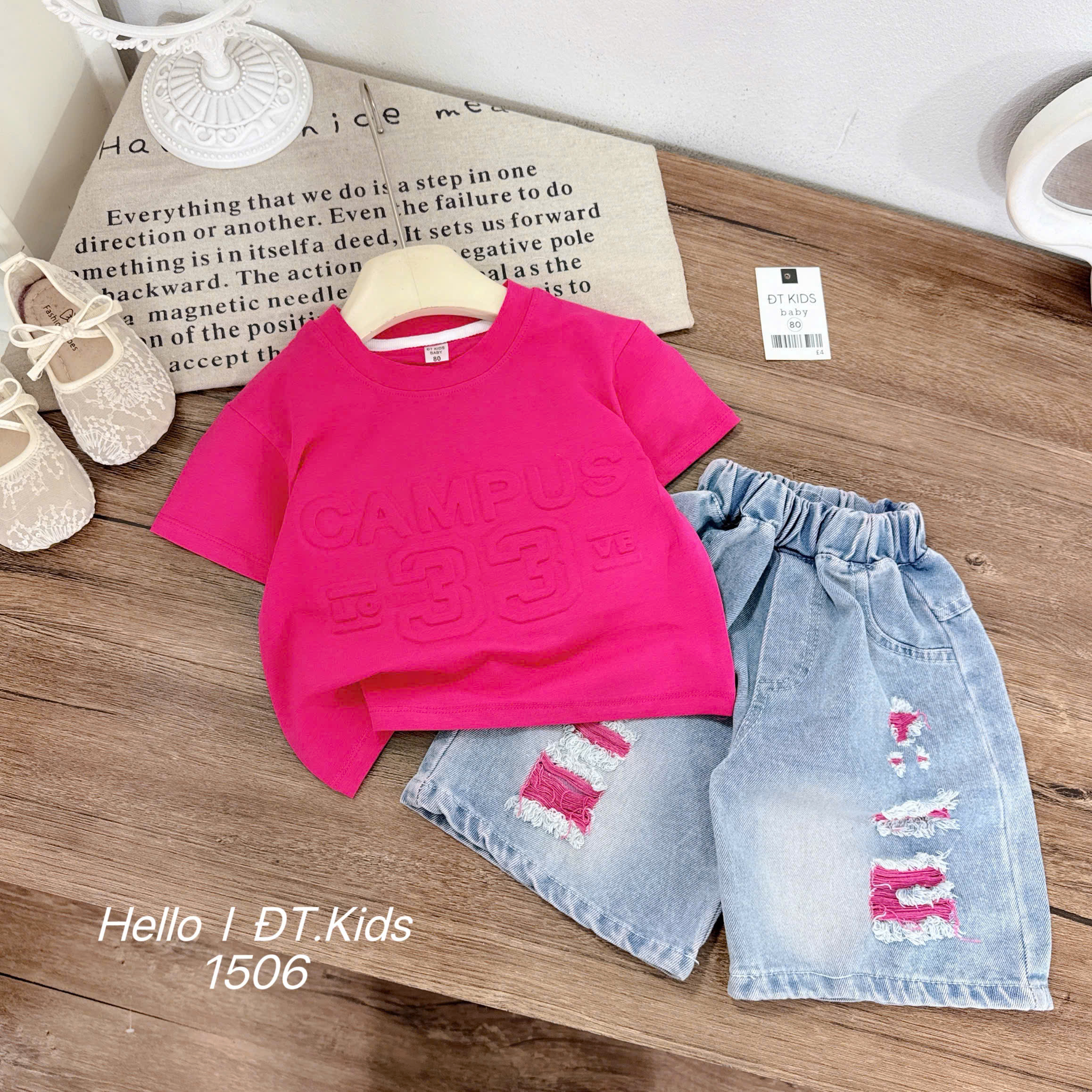 G790-Set bò hồng chữ dập q jean (10.20kg)