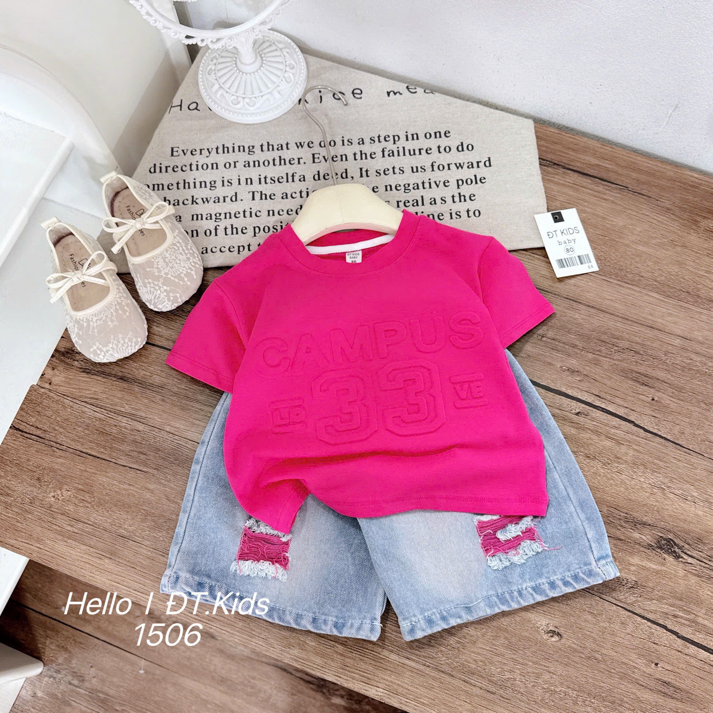 G790-Set bò hồng chữ dập q jean (10.20kg)