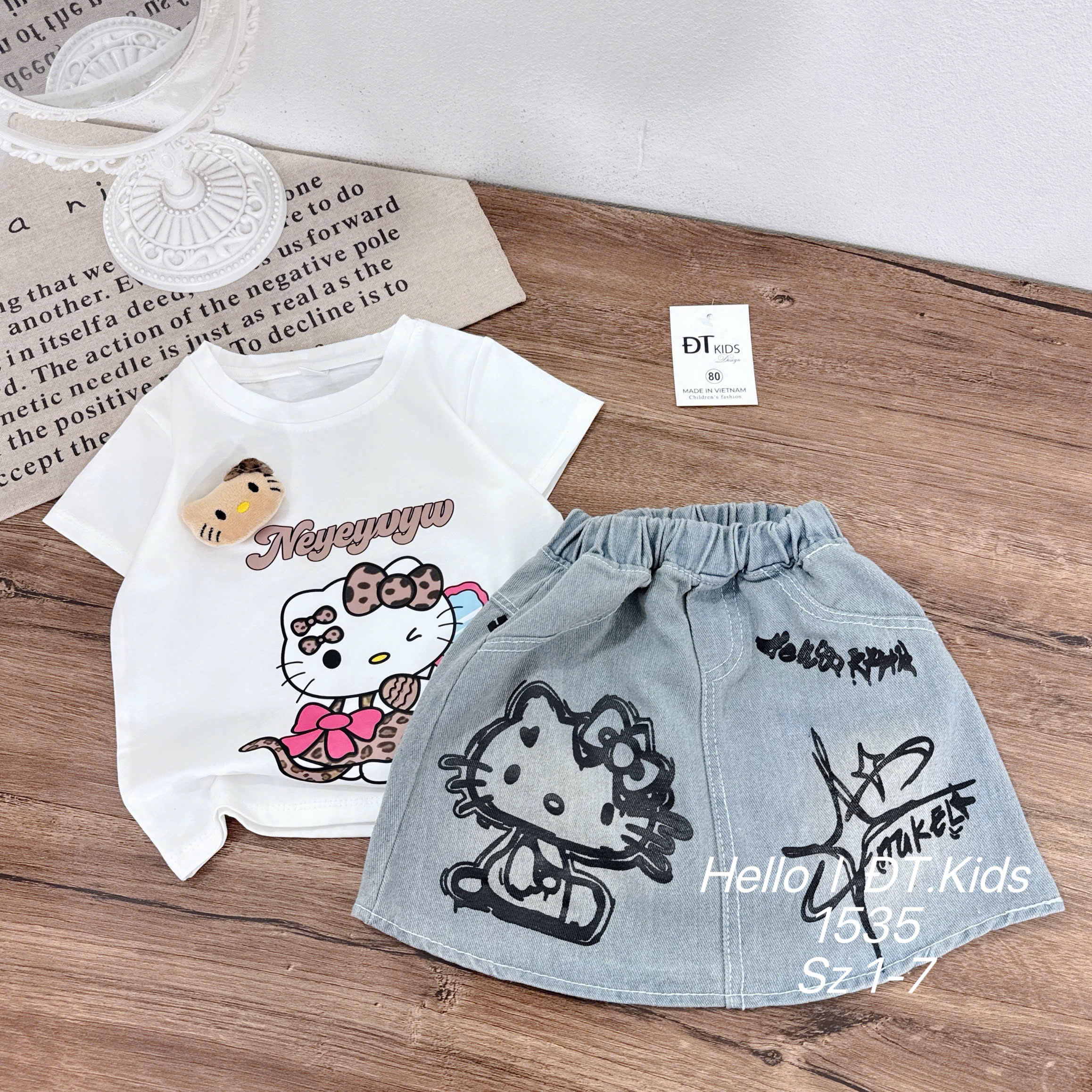 G791-Set bò Kitty cv q jean (08.18kg)
