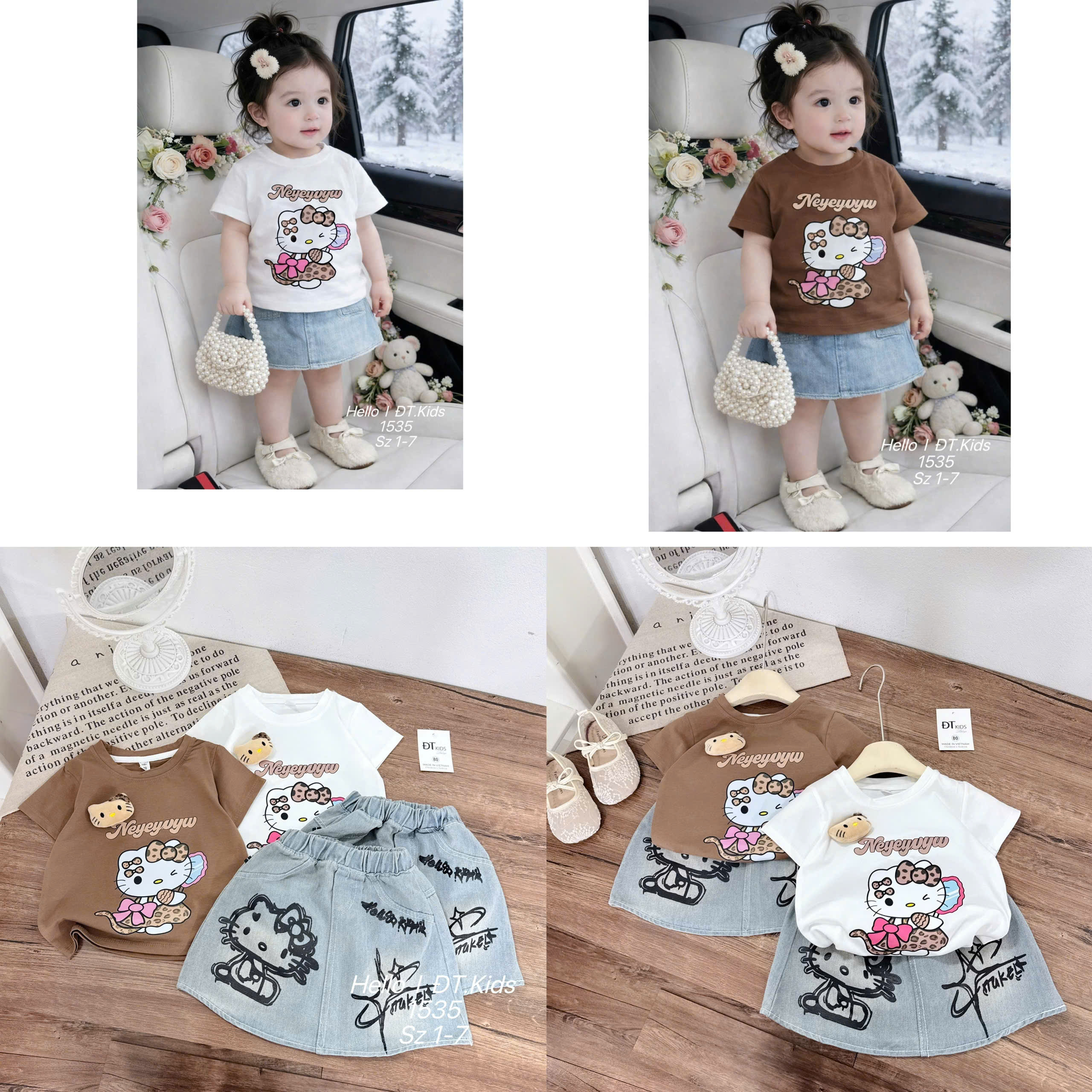 G791-Set bò Kitty cv q jean (08.18kg)