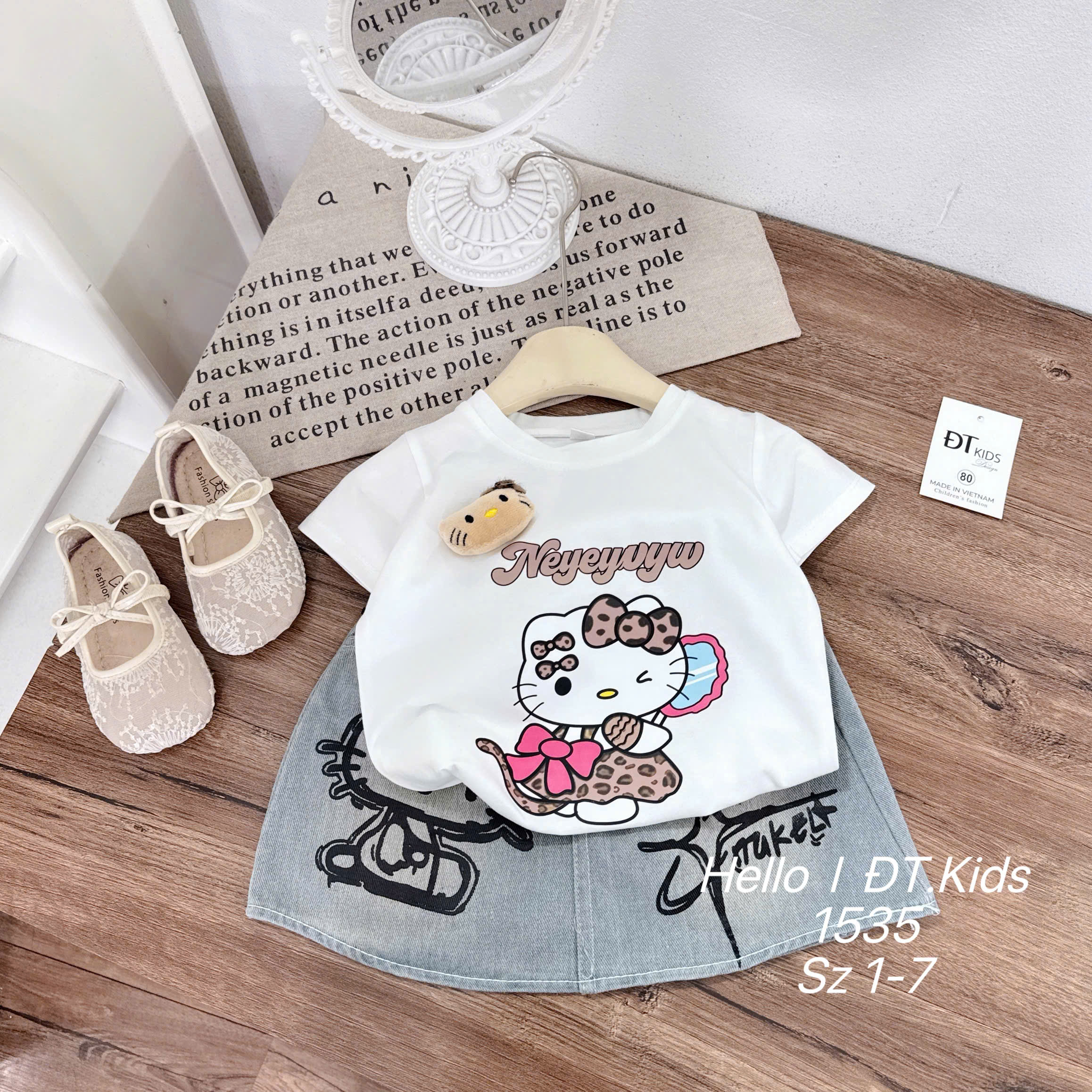 G791-Set bò Kitty cv q jean (08.18kg)