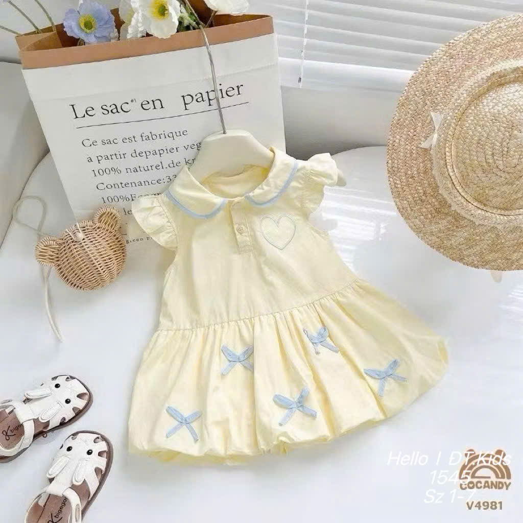 V378-Váy đũi tim vàng dáng bí (08.18kg)