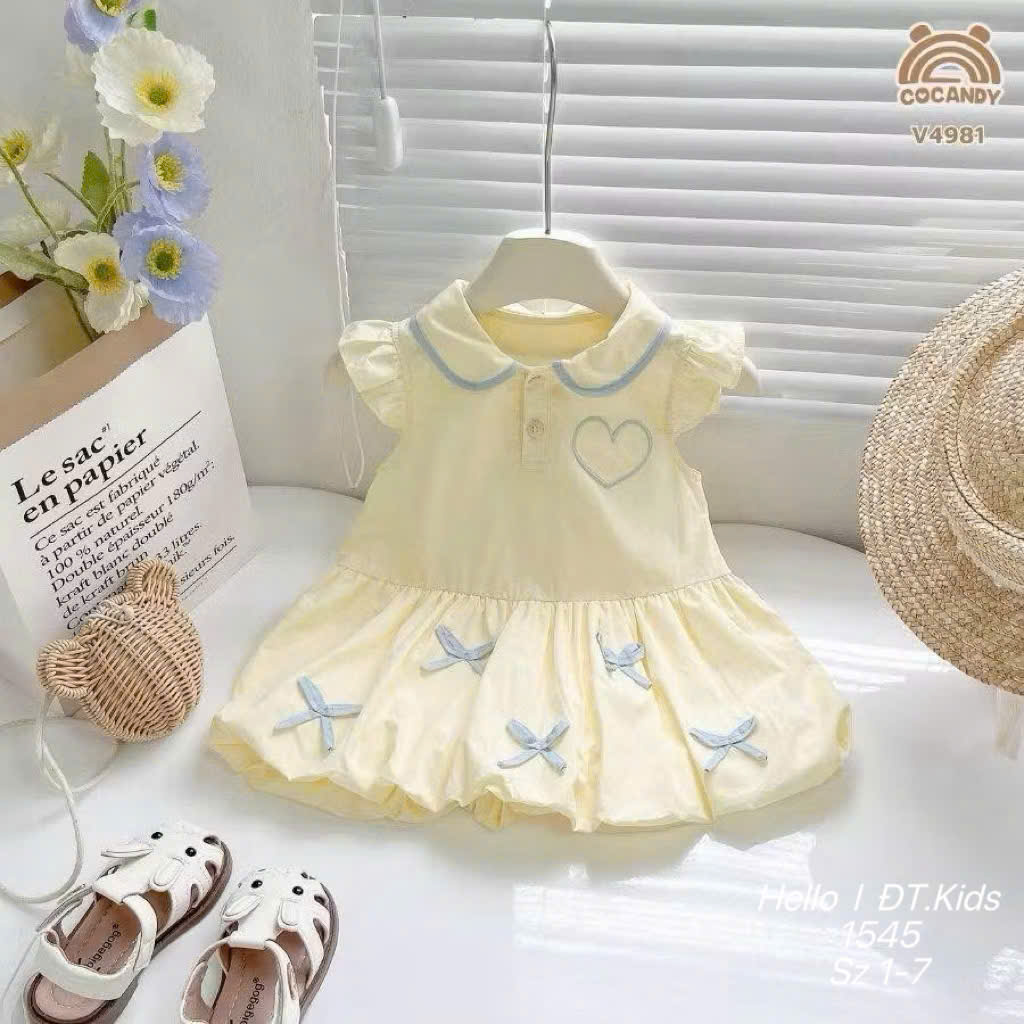 V378-Váy đũi tim vàng dáng bí (08.18kg)