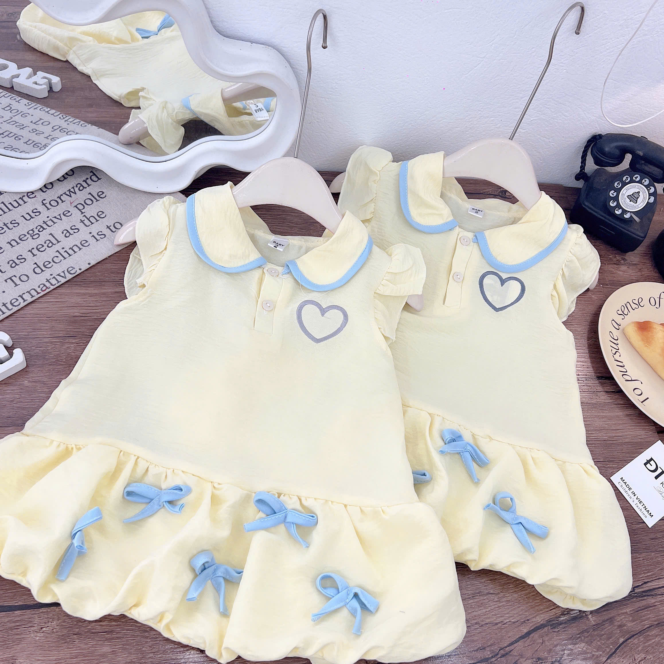 V378-Váy đũi tim vàng dáng bí (08.18kg)