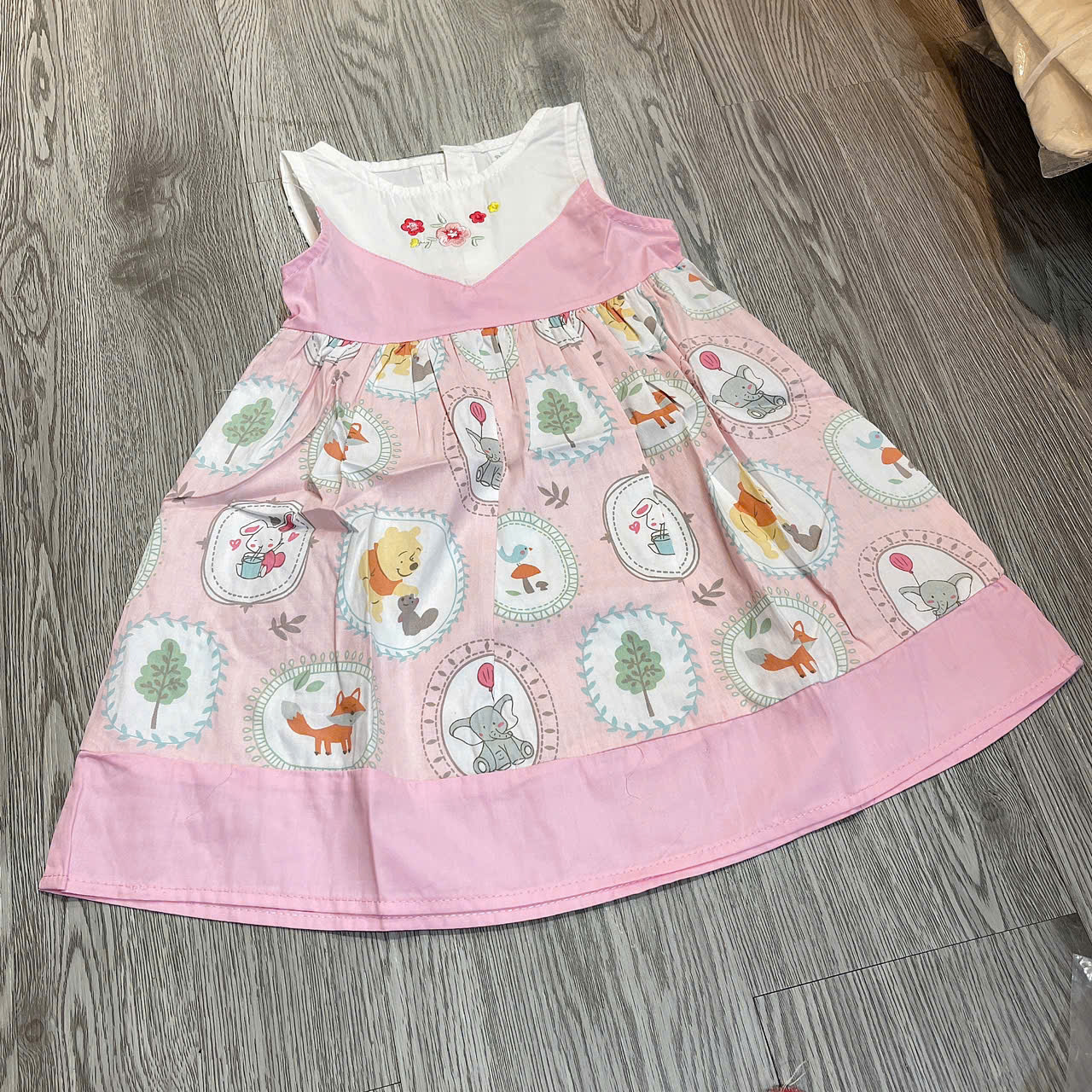 V380-Váy SN thô hàn hình thú hồng (09.23kg)