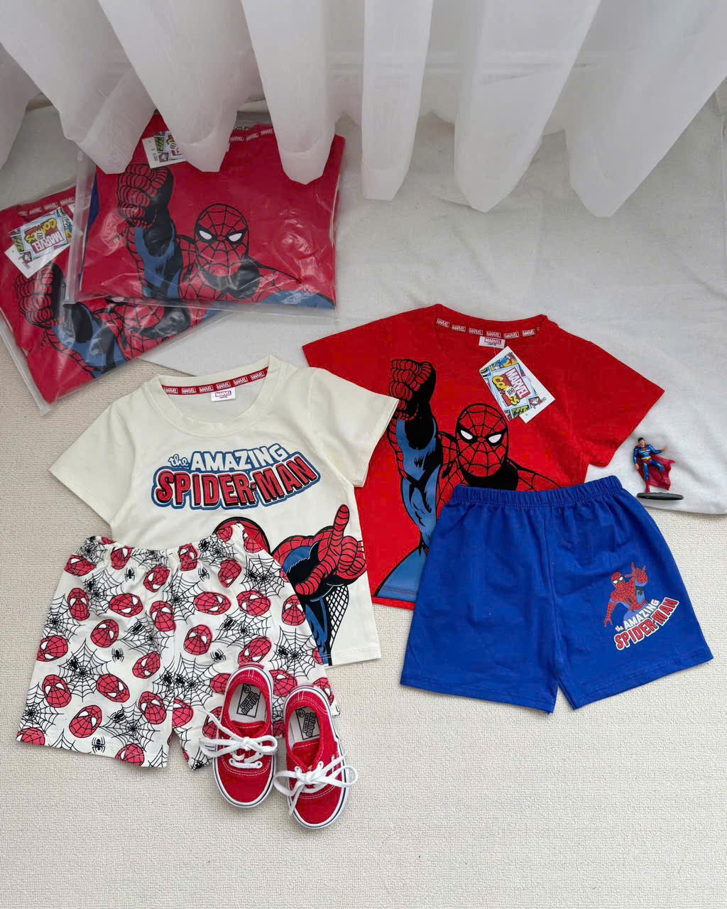 T640-Bộ cotton siêu nhân nhện (10.23kg)