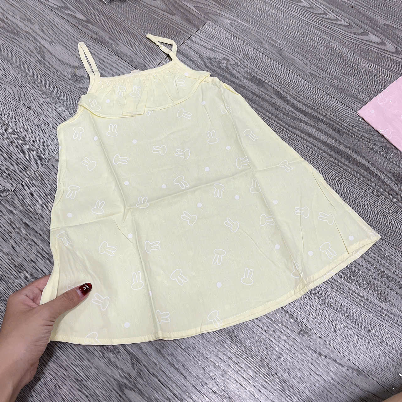 V402-Váy đũi thỏ 2 dây (08.22kg)