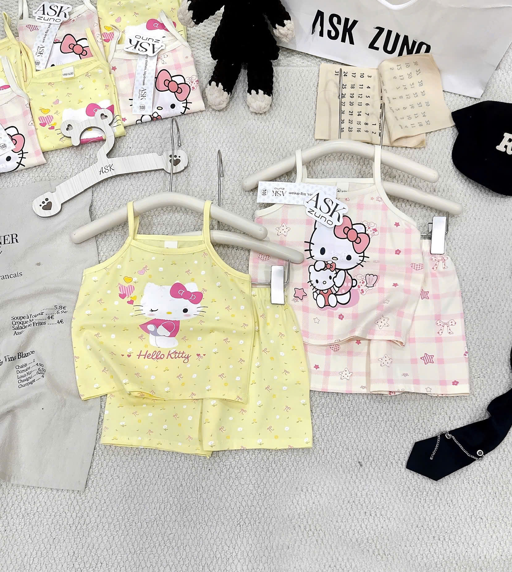 G833-Bộ cotton 2 dây Kitty (09.26kg)