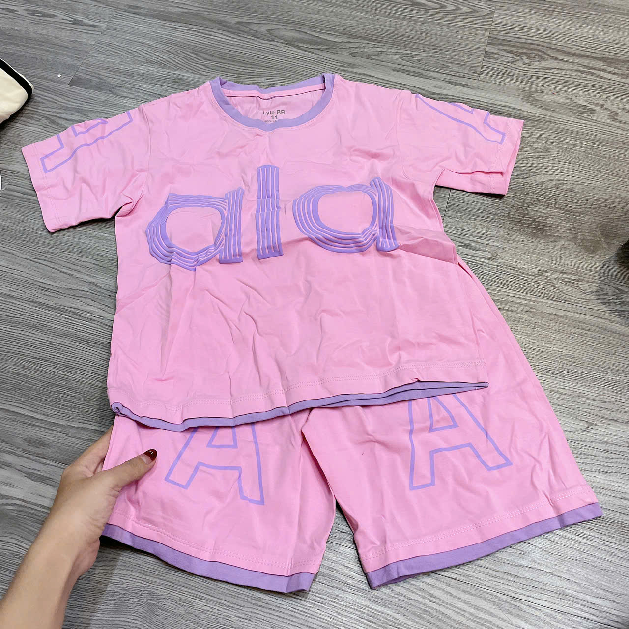 G839-Bộ cotton cộc xịn Ala phối (25.45kg)