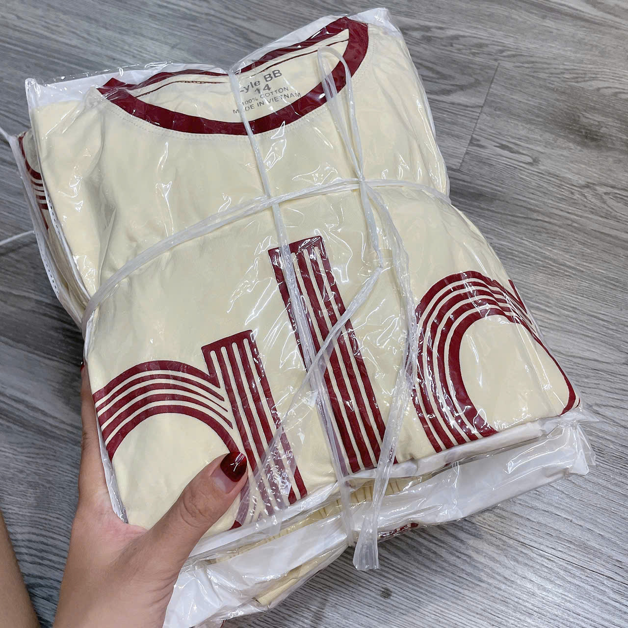 G839-Bộ cotton cộc xịn Ala phối (25.45kg)