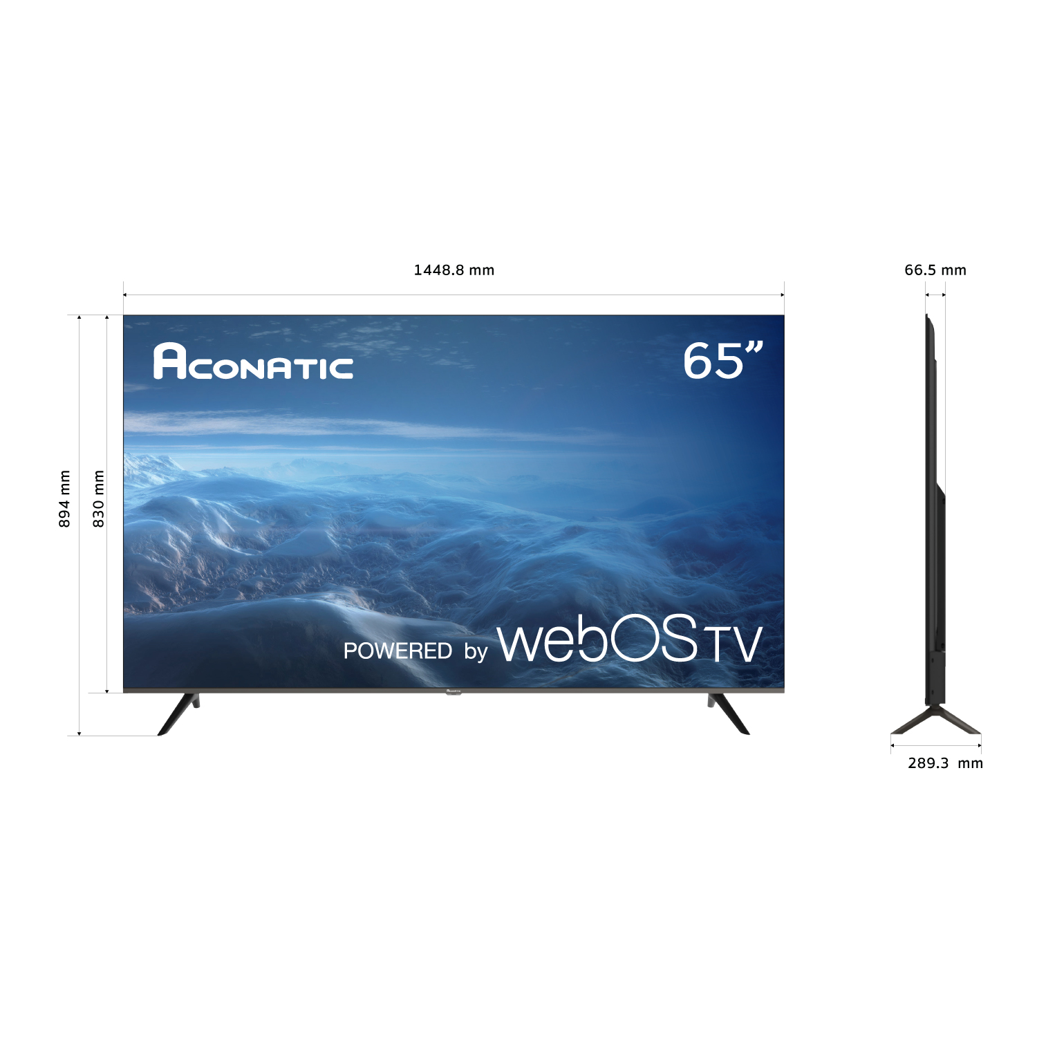 Tivi Aconatic Smart 4K 65 inch 65US200AN