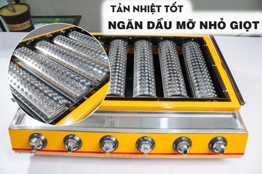 Bếp nướng GAS ETON 4 Họng ET-K333