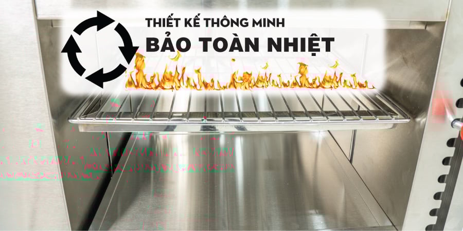 Bếp nướng Salamander 6 đầu gas