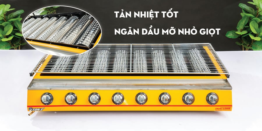 Bếp nướng Gas Eton 8 họng ET-K288