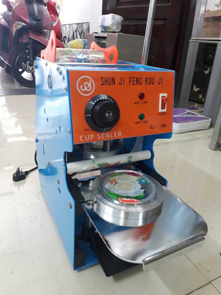 Máy ép miệng ly Shunji SJ-700 500ml-700ml