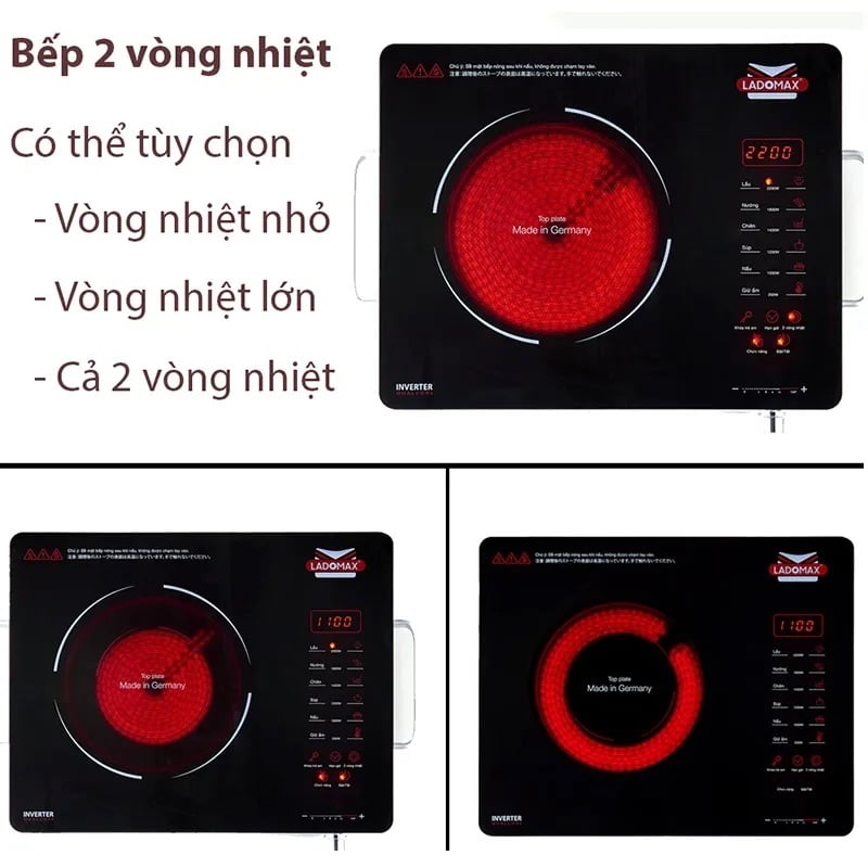 BẾP HỒNG NGOẠI LADOMAX HA-669