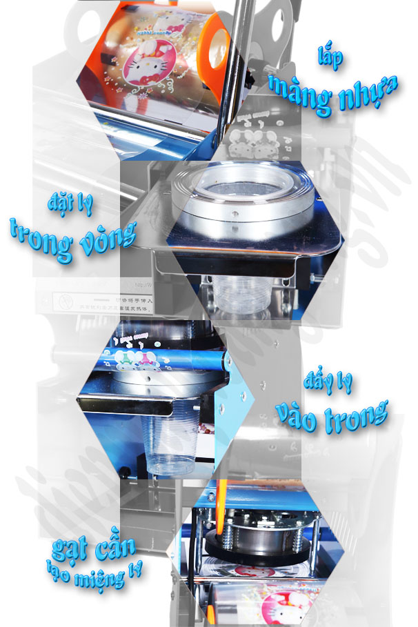 Máy ép ly Eton ET-S2-1 Gạt Tay 500ml-700ml