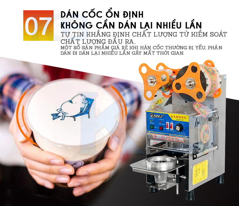 Máy ép Ly ET-Q7 Tự Động 500ml-700ml