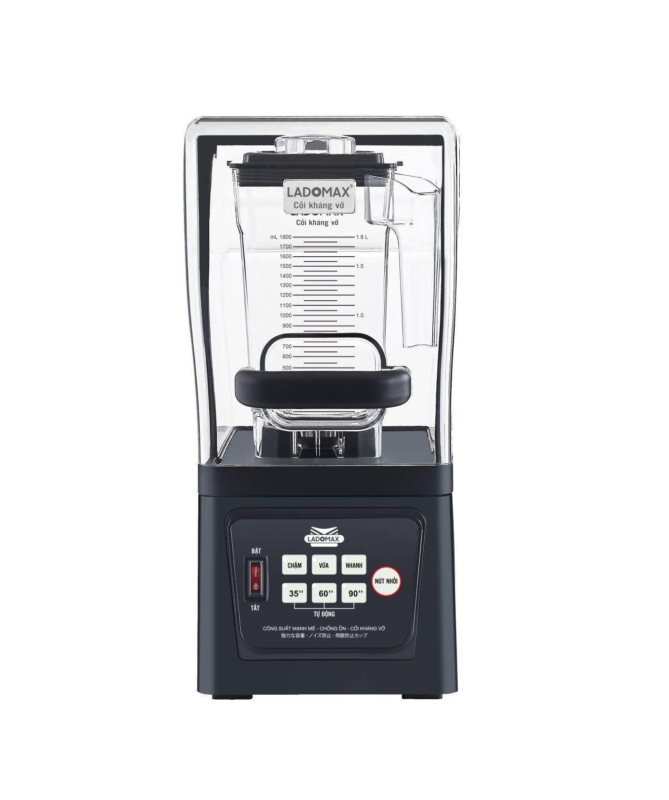 Máy xay sinh tố công nghiệp chống ồn Ladomax Ha-9118 (1tx2)
