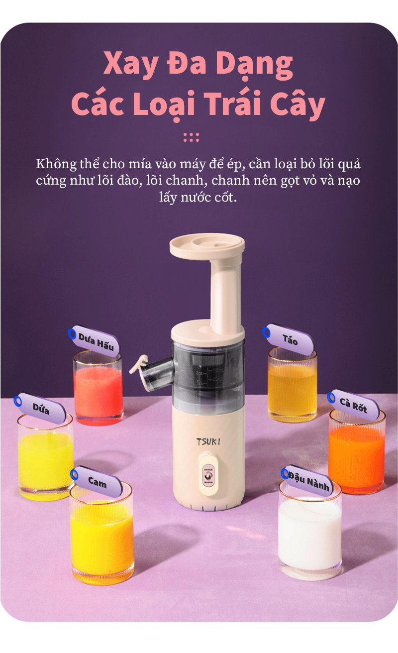 Máy ép chậm Mini Tsuki TS2106C