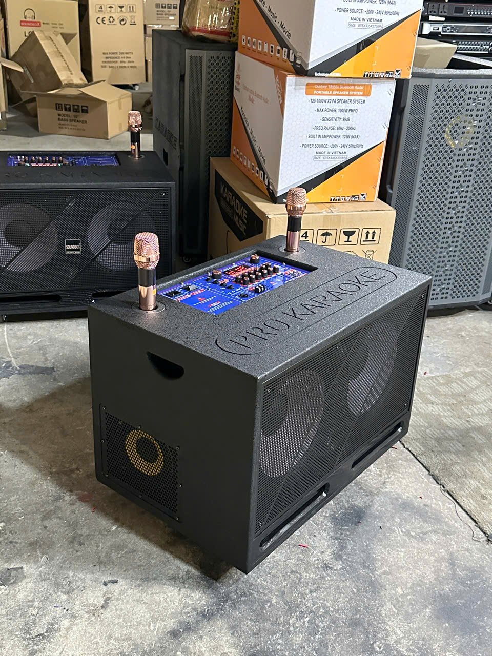 LOA KÉO DI ĐỘNG SOUNDBOX 2 BASS 30, S330 PLUS