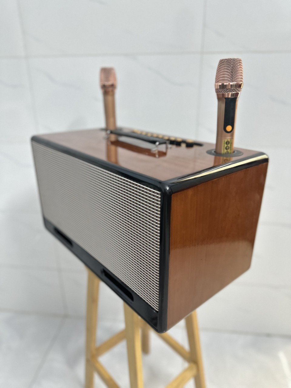 Loa Xách Tay Sound S221 Màu Vân Gỗ