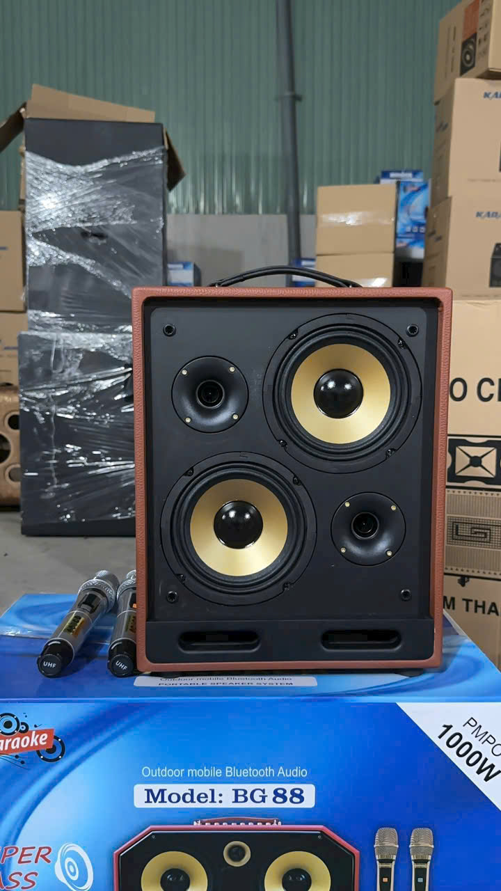 Loa Xách Tay Sound J4 2 bass 16 cm 3 treble