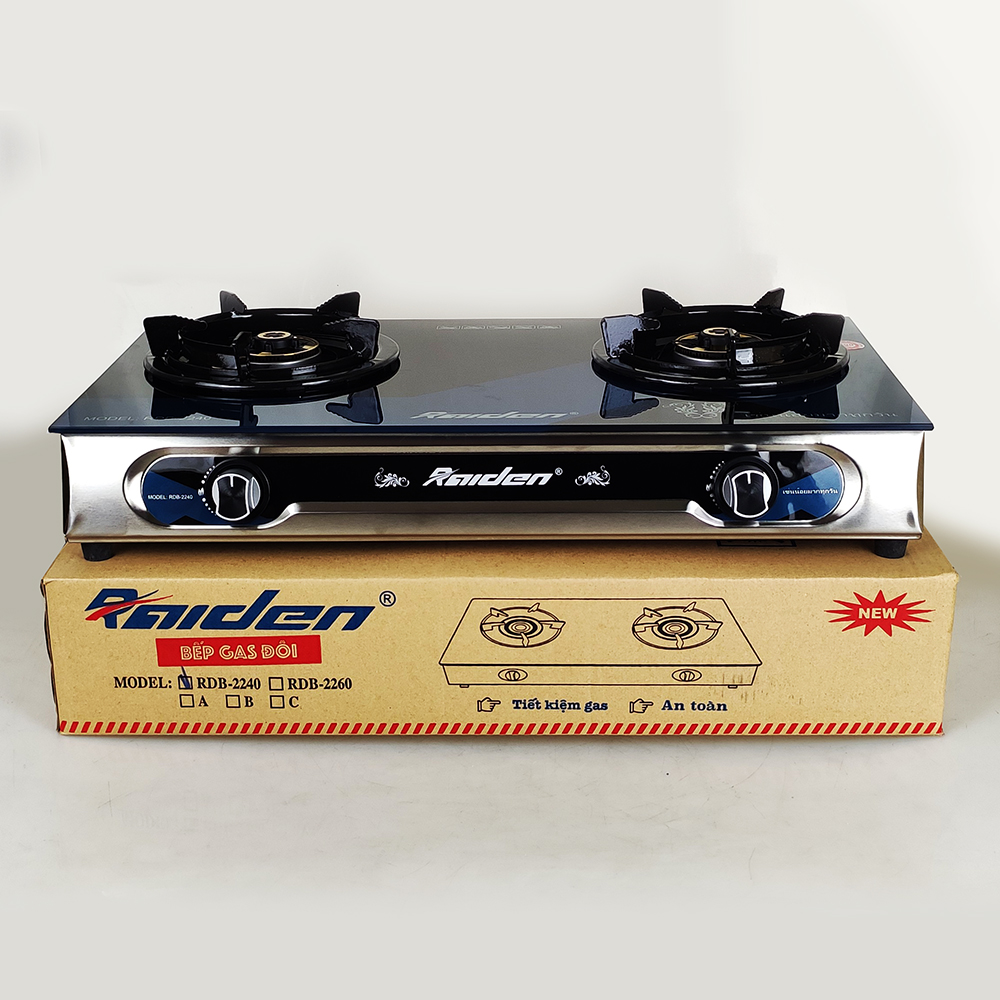 Bếp gas kính đôi Raiden RDB-2240