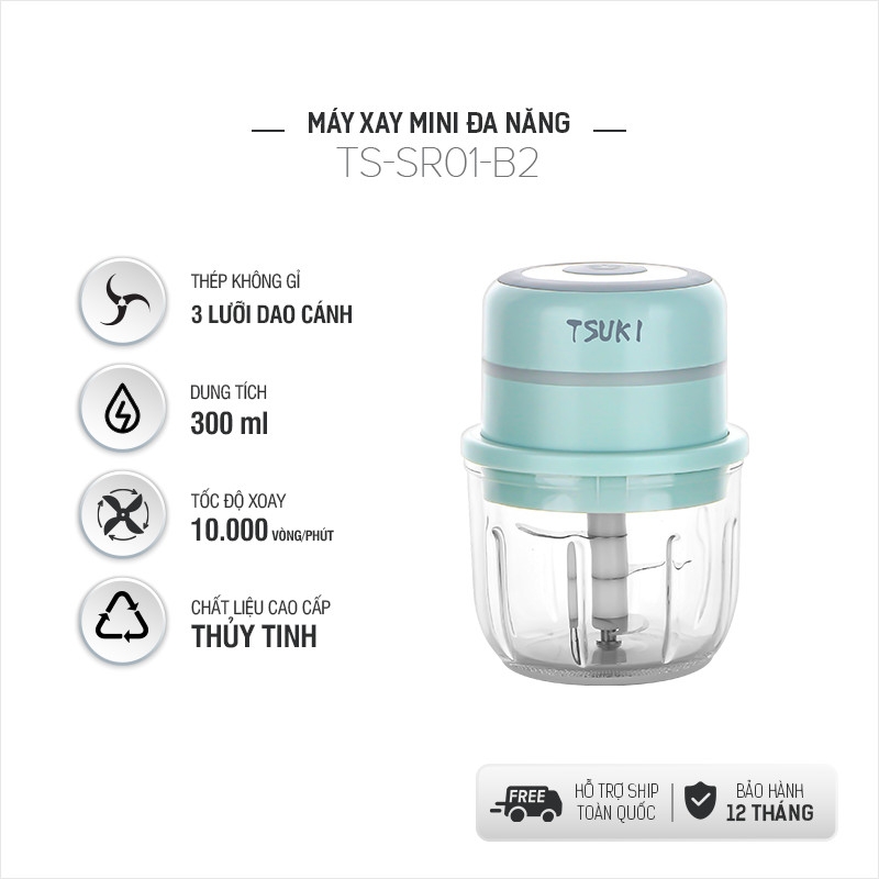 Máy xay đa năng mini Tsuki TS- SR01-B2