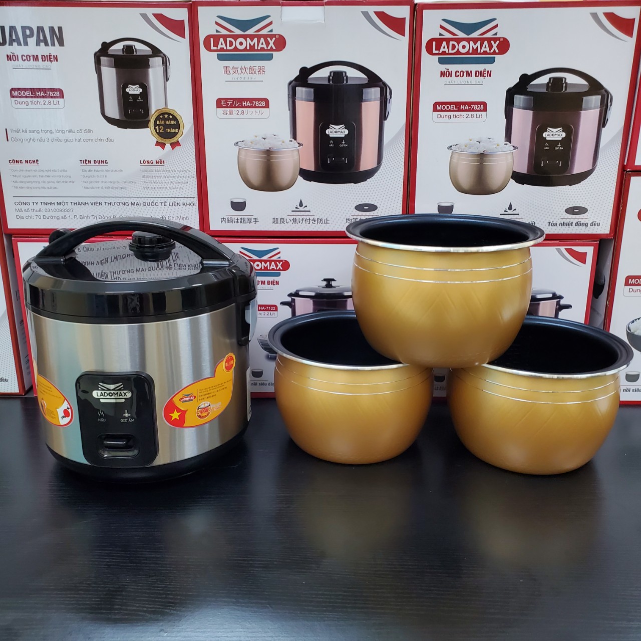 NỒI CƠM ĐIỆN LADOMAX HA-7812