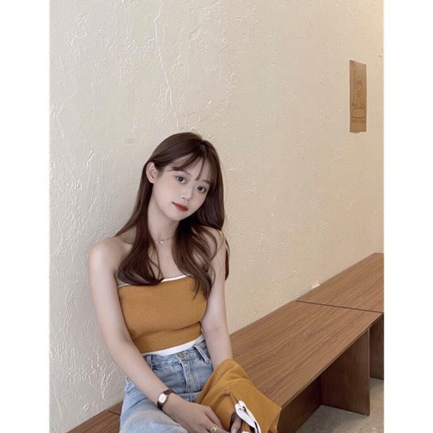 [A077] SET 2 MÓN áo khoác kèm ÁO ỐNG Cardigan dệt kim hàng Quảng Châu cộc tay cực xinh xắn - L2M (Sale)