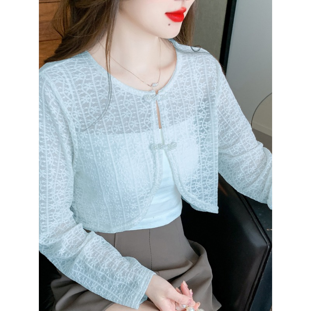 [A197] Áo KHOÁC len nữ Cardigan hàng dệt kim CÀI NÚT TRUNG HOA tay dài tiểu thư dễ phối đồ - L2M (Sale)