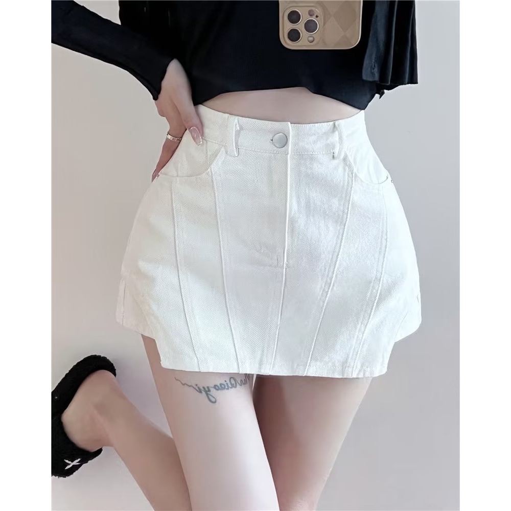 [Q016] Quần short nữ GÂN XẺ GÓC lưng cao chất liệu kaki co giãn siêu tôn dáng năng động - L2M