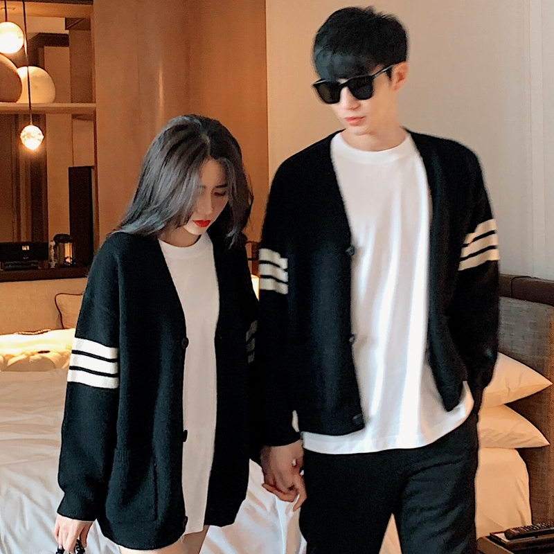 [A208] Áo khoác len nữ Cardigan THU ĐÔNG SỌC TAY phom rộng dày đi Đà Lạt Quảng Châu xịn xò - L2M  (Hot)