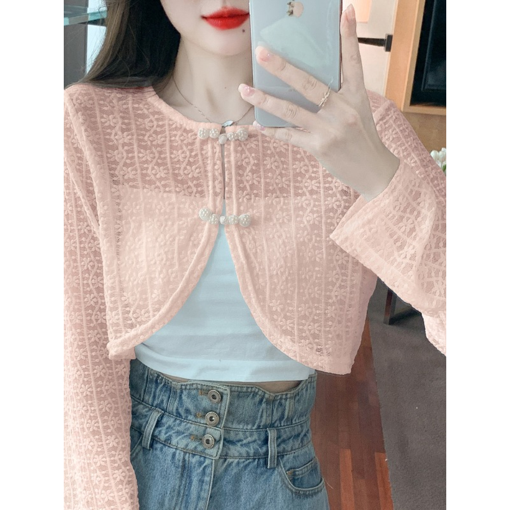 [A197] Áo KHOÁC len nữ Cardigan hàng dệt kim CÀI NÚT TRUNG HOA tay dài tiểu thư dễ phối đồ - L2M (Sale)