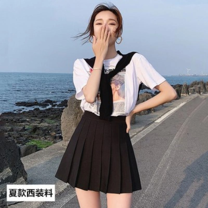 [Q011] Chân váy xếp ly TENNIS dáng ngắn xòe có lớp lót bên trong phong cách Hàn Quốc siêu hot - L2M
